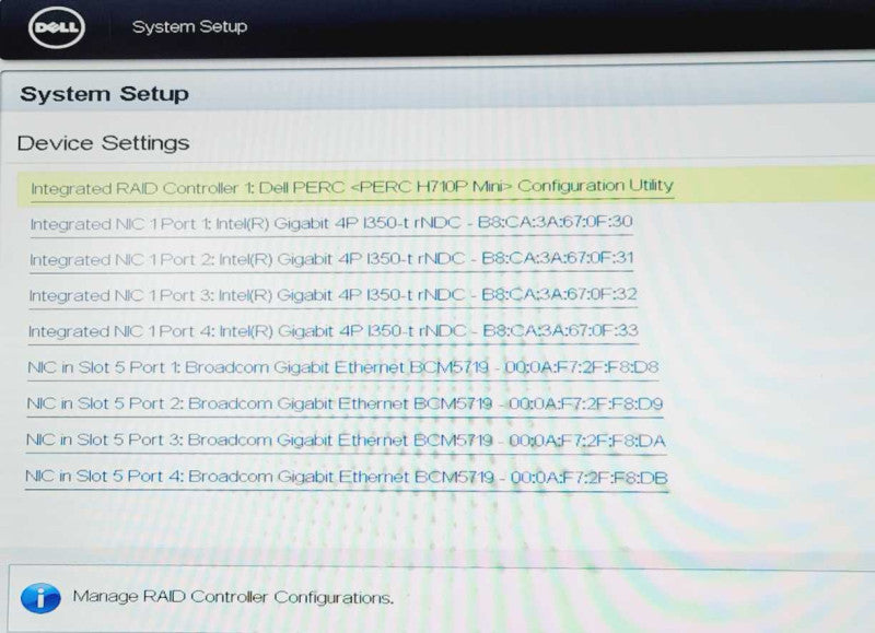 Dell PowerEdge R720 Server 2x E5-2680 @ 2.70Ghz 128GB DDR3 H710P Mini =