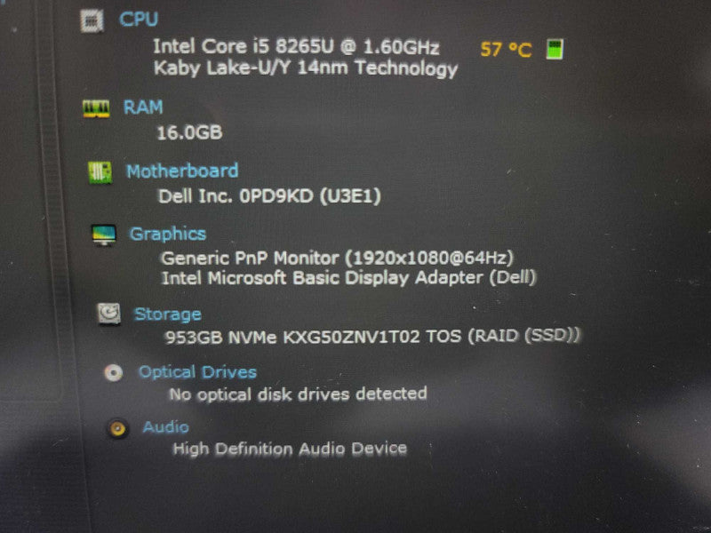 Dell Latitude 5400 i5-8265U, 16GB DDR4, 1TB NVMe Î²