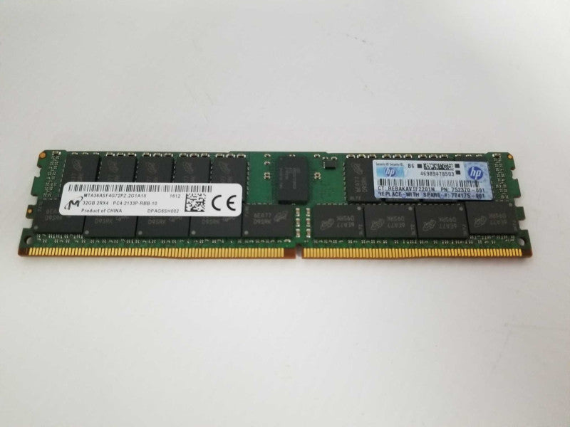 Micron 32GB 2Rx4 PC4-2133P-RBB DDR4 Server RAMs Q_
