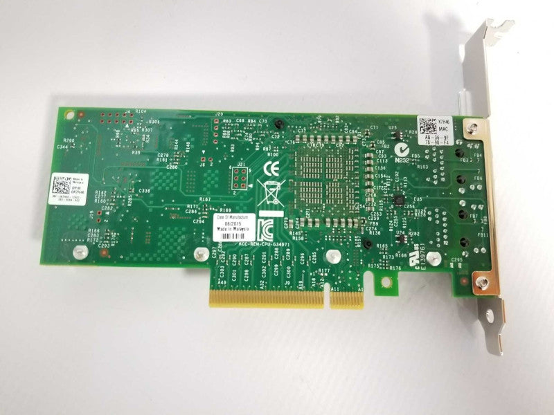 INTEL DELL X540-T2 CONVERGED Dual Port 10Gb Ethernet Network ADAPTER K7H46 Q_