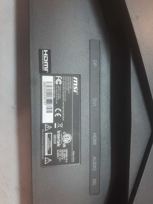 MSI LED Curved Gaming Monitor(Cracked Screen)