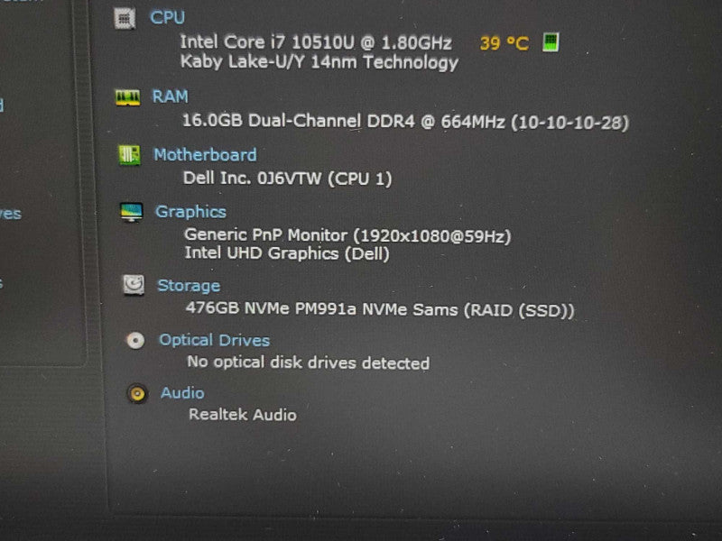 Dell Latitude 3410 i7-10510U, 16GB DDR4, 512GB SSD Î²