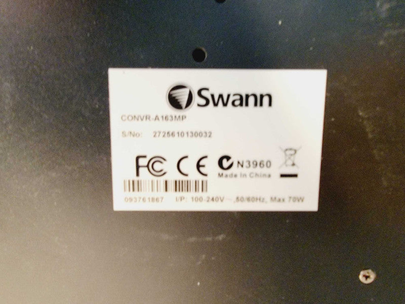 Swann 16 Channel Security NVR Conv-A163MP (