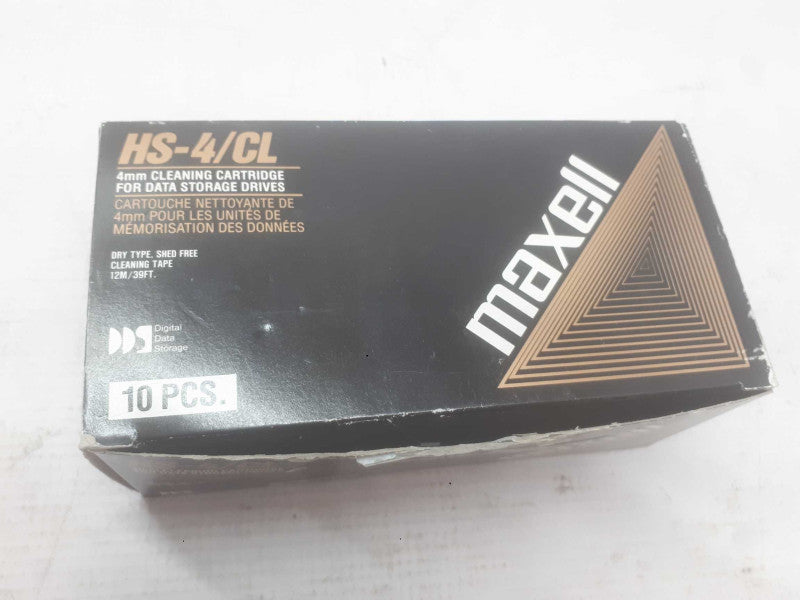 Maxell HS-4/CL 4mm Cleaning Cartridge for Data Storage Drives (pack of 9)