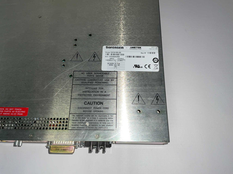 Sorensen DCS150-8E READ