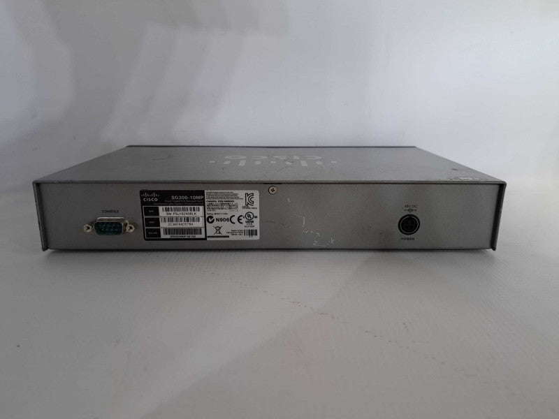 Cisco SG300-10MP 10 Port Gigabit PoE Managed Ethernet Switch (8 Ports) No P/S )