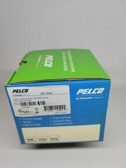 PELCO - FD1-F4-4 Security Camera 1/3\\" Sony Sensor Q