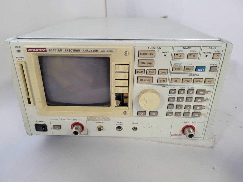 ADVANTEST R3361C 9KHz-2.6GHz Spectrum Analyzer