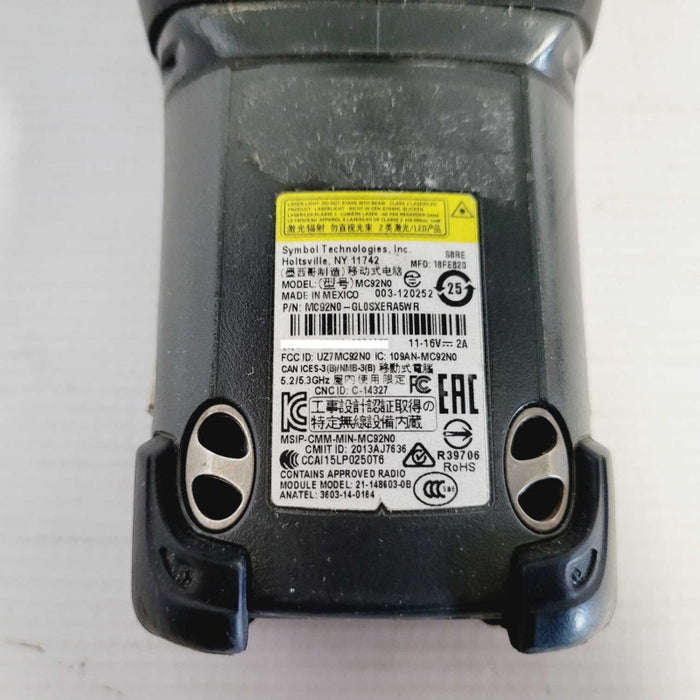 Symbol MC92N0-GL0SXERA5WR Mobile Computer Barcode Scanner =