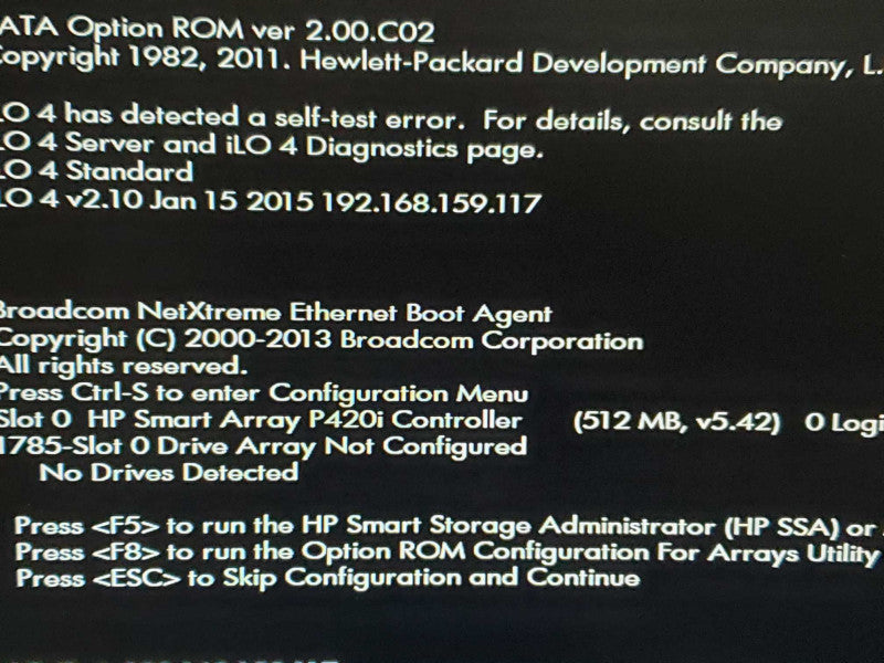HP ML350p Gen8 Server, E5-2620 v2 2.1GHz 32GB DDR3 P420i RAID |
