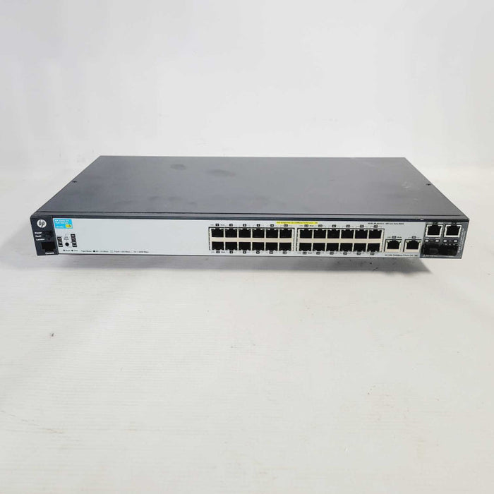 HP J9138A 2520-24-PoE 24X 10/100 PoE ports 4 X Dual Personality Gigabit Ports =