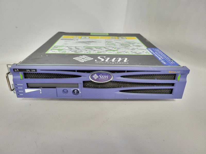 Sun Netra 240 1x UltraSparc IIIi CPU, 1GB, 2x PSU, No HDD, Read _