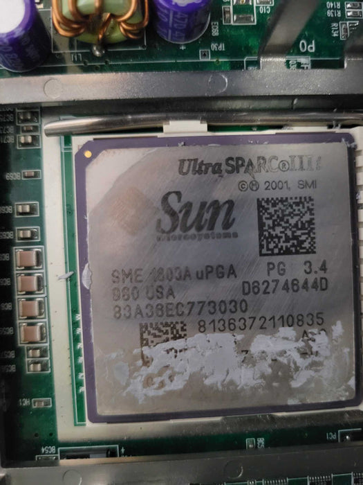 Sun Netra 240 1x UltraSparc IIIi CPU, 1GB, 2x PSU, No HDD, Read _
