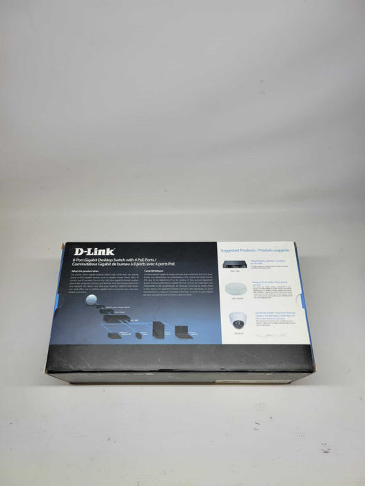 DLINK -  DGS-1008P - 8 Port Switch with 4 PoE Ports Q
