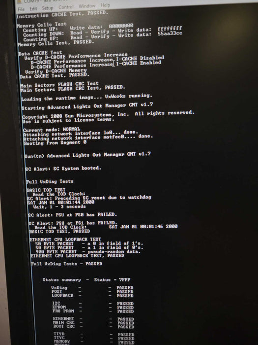 SUN Netra T2000, Ultrasparc T1 CPU, 8GB RAM 2x PSU, No HDD, Read Q_