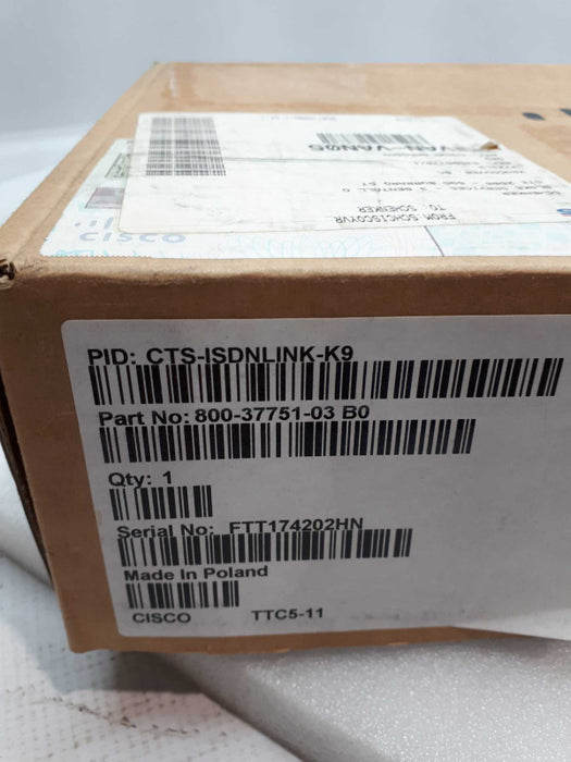 Cisco telepresence  ISDN link CTS-ISDNLINK-K9 &