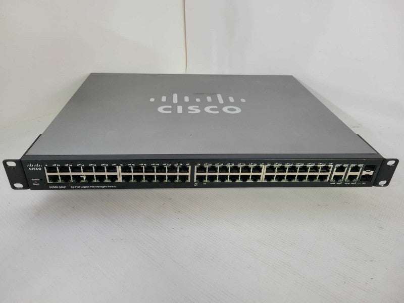 Cisco SG300-52MP-K9 1U 52 Port PoE Gigabit Network Managed Switch W/ Ears