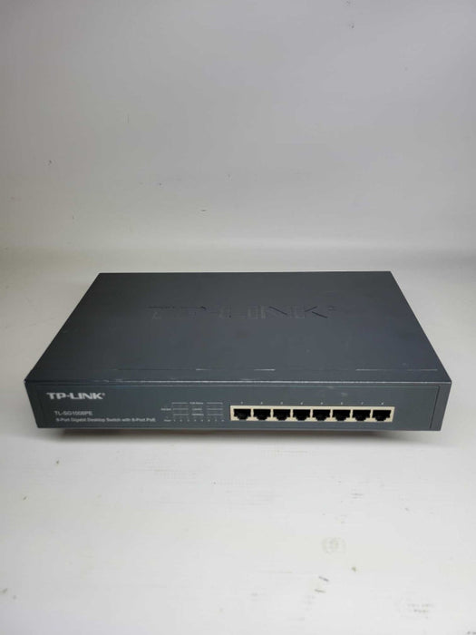 TP-Link TL-SG1008PE - 8-Port Gigabit Desktop Switch PoE + Power Cord