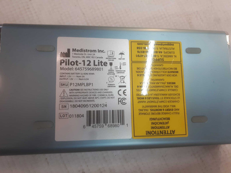Pilot-12 Lite Medistrom Inc. Model# 645759689801