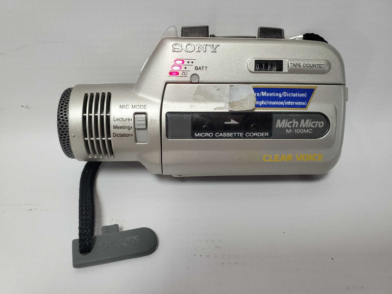 SONY Clear Voice M-100MC Dictation Recorder |