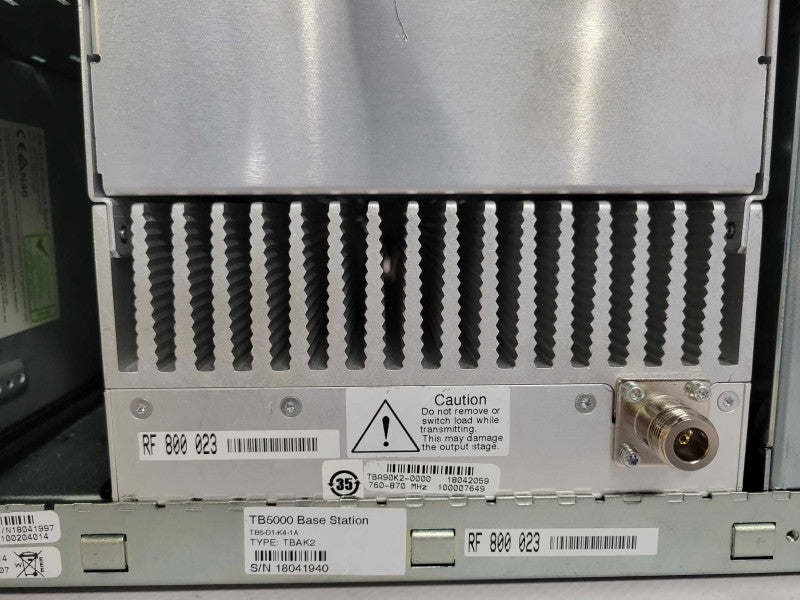 EADS TB5000i type TBAK2 TB5-D1-K4-1A, 760-870MHz Repeater Base Stations, Read Q_