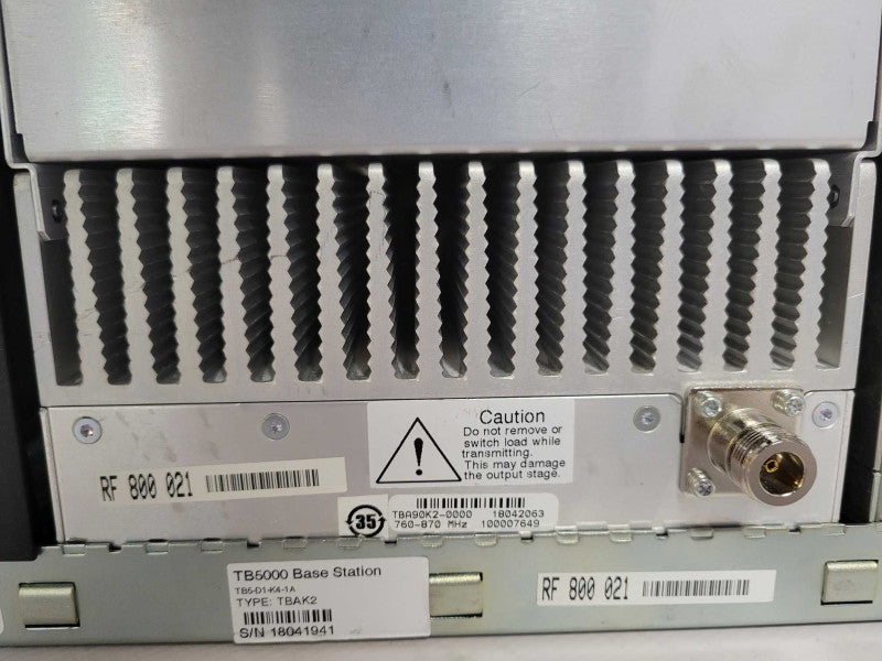 EADS TB5000i type TBAK2 TB5-D1-K4-1A, 760-870MHz Base Stations, Read _