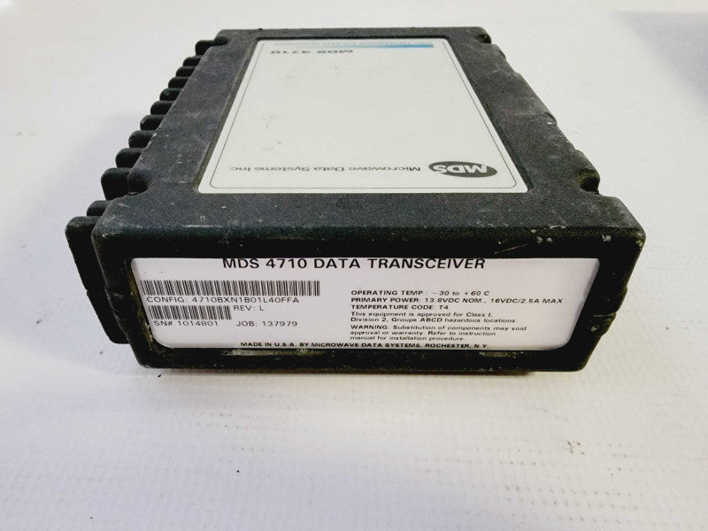 MDS 4710 Series Microwave Data Systems - MDS 4710 Transeiver Q(