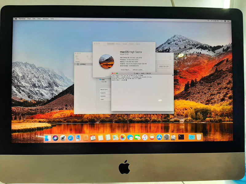 Apple iMac 21.5\\" Late 2015 i5-5675R 8GB RAM 1TB