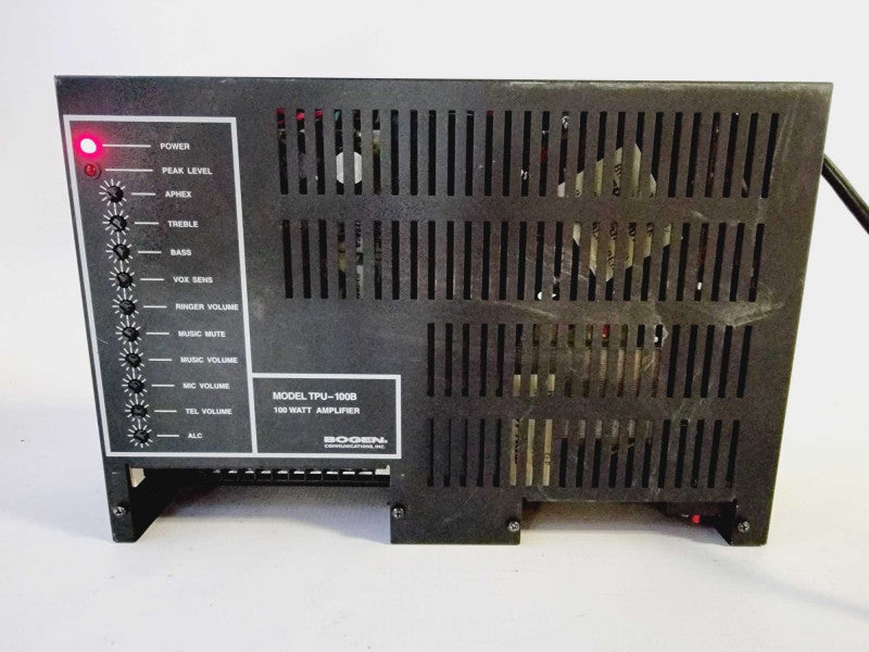 Bogen TPU-100B Power Amplifier Stereo Receivers Audio Mixer Audio Receiver Am (