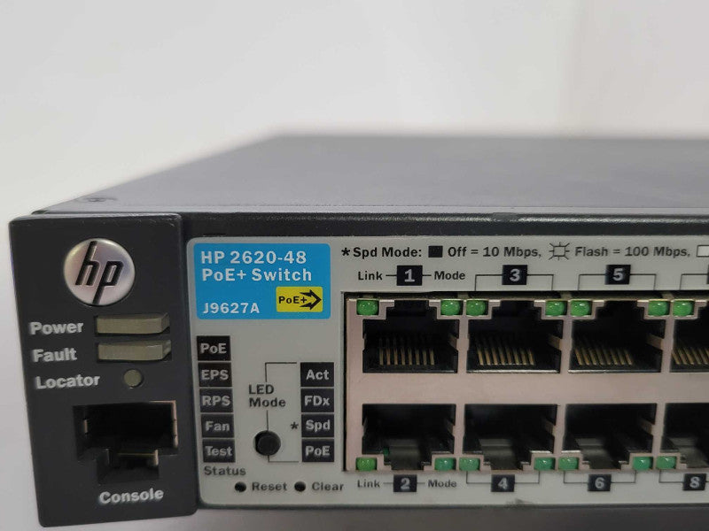 HP ProCurve 2620-48-PoE+ 48 Port J9627A PoE Managed Gigabit Switch _