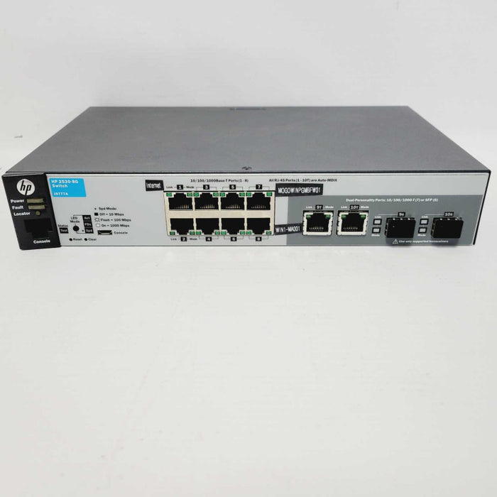 HP J9777A 2530-8G Switch Gigabit Ethernet HP Switch =