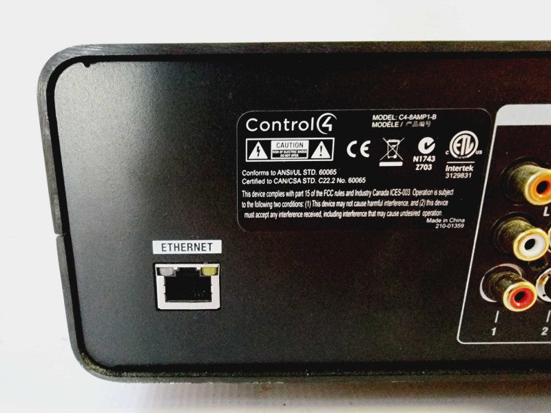 Control4 4-Zone Matrix Amplifier C4-8AMP1-B (
