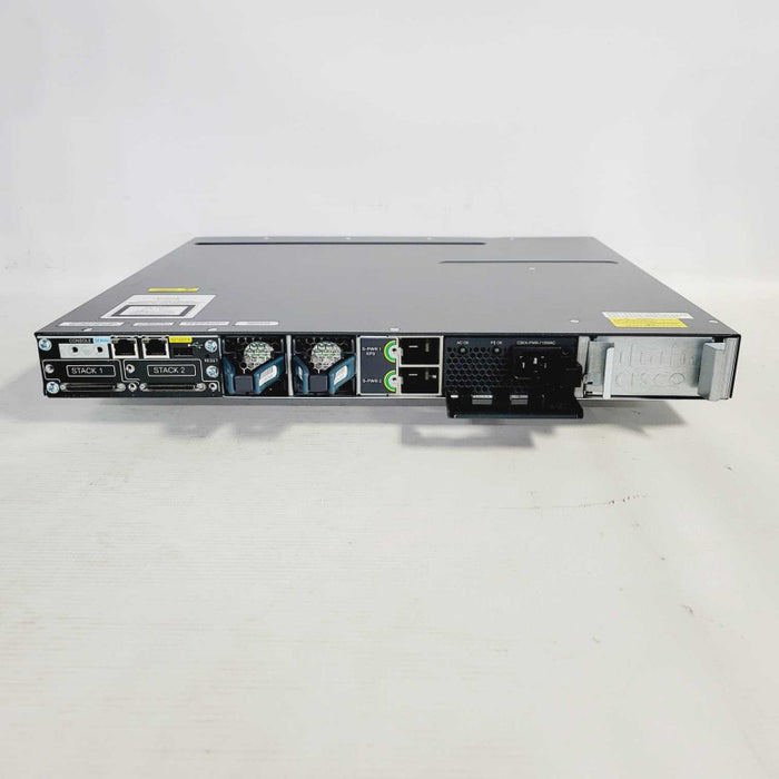 Cisco WS-C3750X-48P-S 48 Port PoE+ Gigabit Ethernet Switch C3KX-PWR-715WAC =