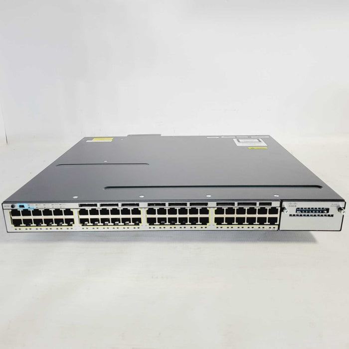 Cisco WS-C3750X-48P-L Gigabit PoE+ Switch 48-Port 3750X + C3KX-PWR-1100WAC =
