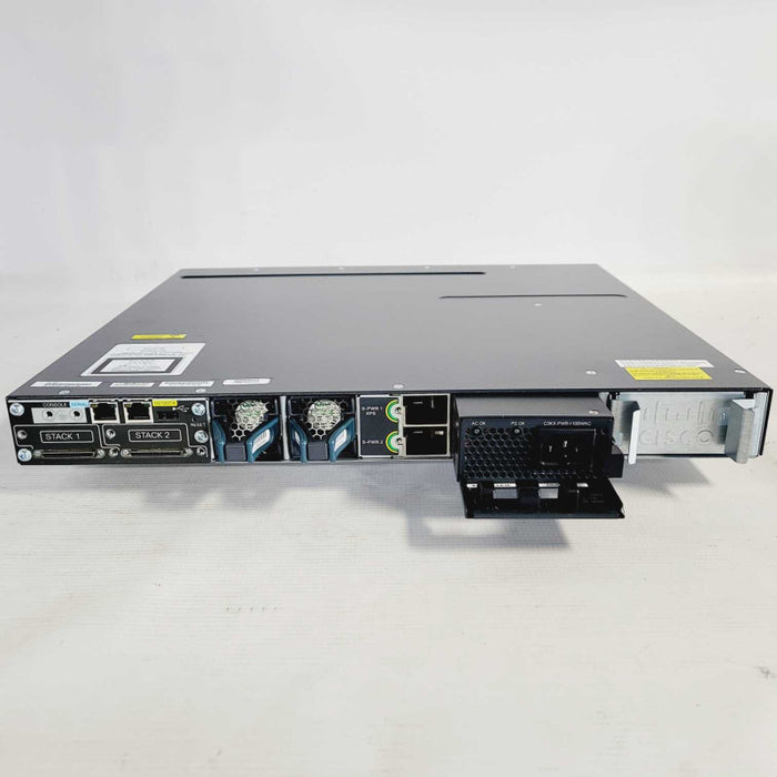 Cisco WS-C3750X-48P-L Gigabit PoE+ Switch 48-Port 3750X + C3KX-PWR-1100WAC =