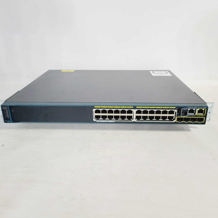 Cisco WS-C2960S-24PS-L 24 Port PoE Gigabit Switch =