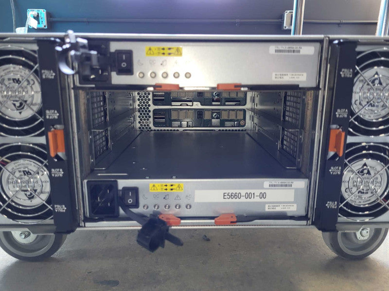 NetApp 60 bay drive enclosure Model:0892 2x 1755W Power Supply READ  -