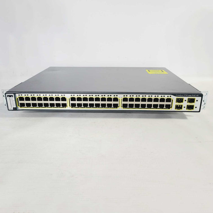 Cisco WS-C3750-48PS-S 48-Port PoE 4x SFP Managed Network Switch =