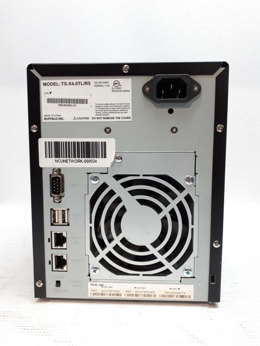 BUFFALO NAS Tera Station  TS-X4.0TL/R5 NO  HDD :