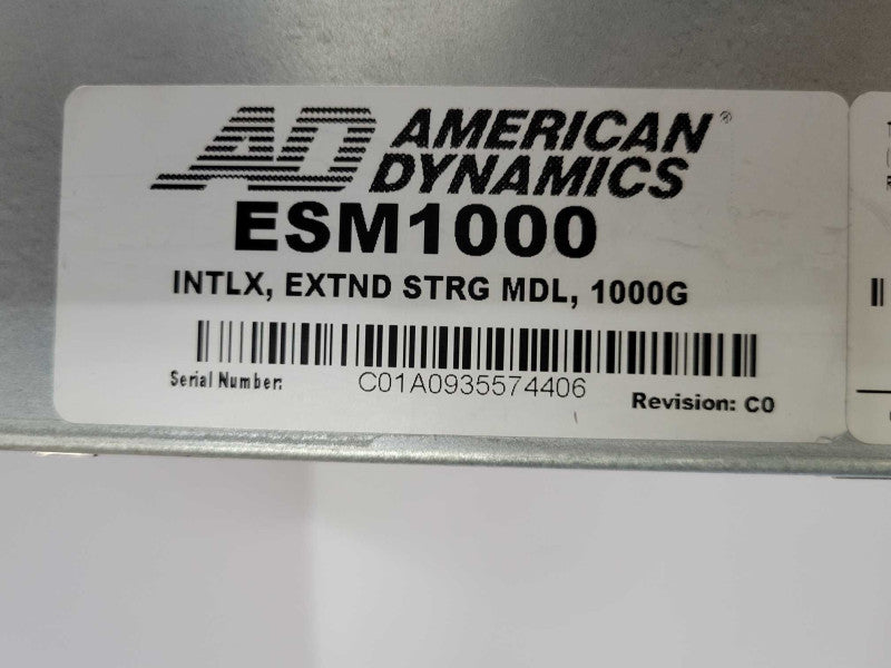 American dynamics ESM1000 Extended Storage Module 1000G, Read Q_