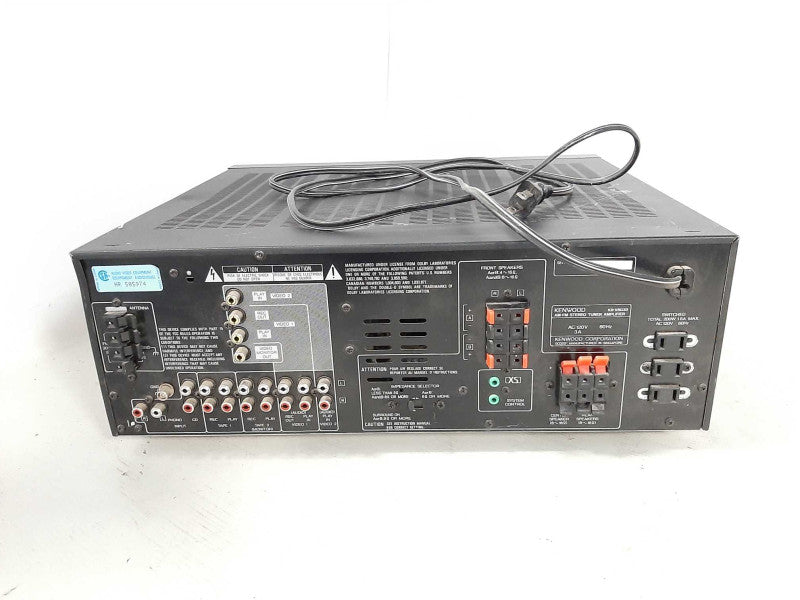 Kenwood KR-V8030 Audio / Video Receiver High Performance Digital READ $