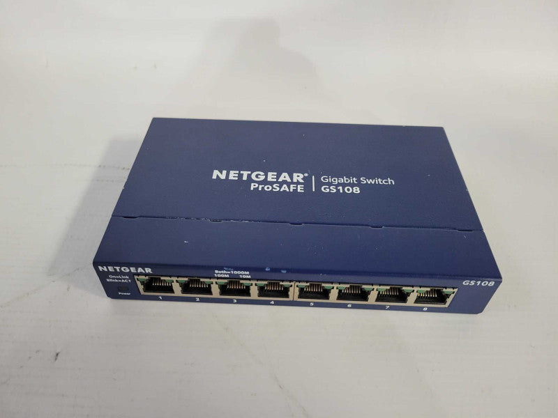 NETGEAR GS108 ProSAFE 8 Port Gigabit Network Switch