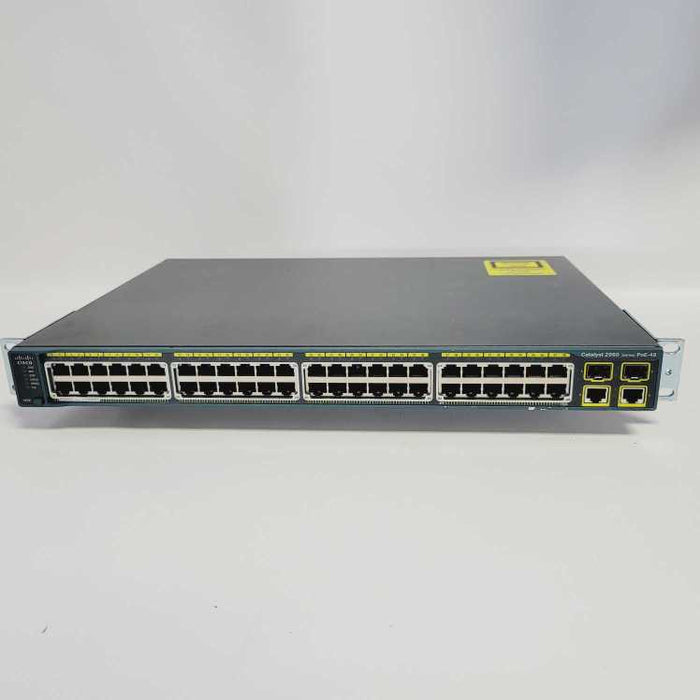 Cisco Catalyst 2960 WS-C2960-48PST-L 48-Ports Rack-Mountable Switch Q#