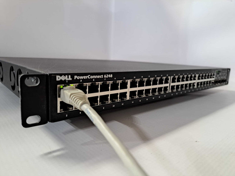 Dell PowerConnect 6248 48-Port GbE 4-Port DP SFP Network Switch )