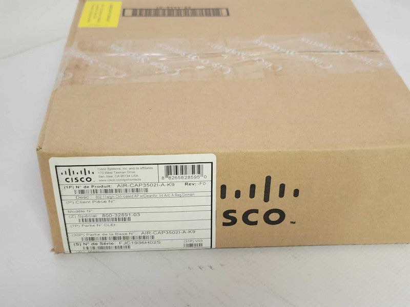 New Cisco AIR-CAP3502I-A-K9 802.11a/g/n controller based access point _