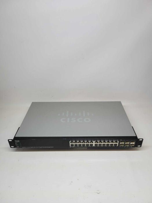 Cisco SG500X-24 24-Port, 4-Port 10Gigabit Stackable Managed Switch Q