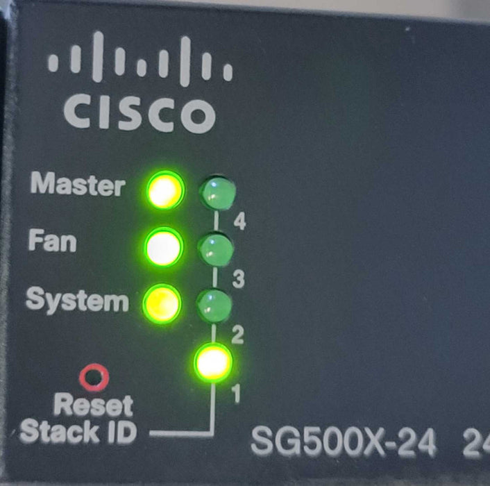 Cisco SG500X-24 24-Port, 4-Port 10Gigabit Stackable Managed Switch Q