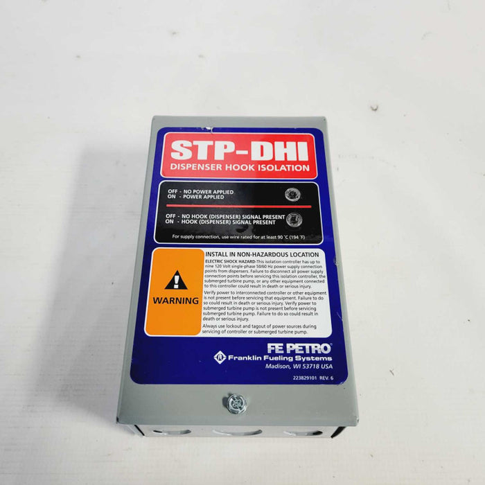 FE PETRO INC. STP-DHI DISPENSER HOOK ISOLATION 5800300100, 120V, 50/60Hz, 30V =