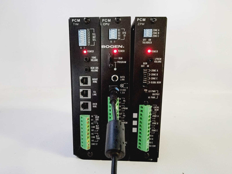 BOGEN COMMUNICATION PCM2000-B TIM CPU ZPM ZONE PAGING SYSTEM MODULE (