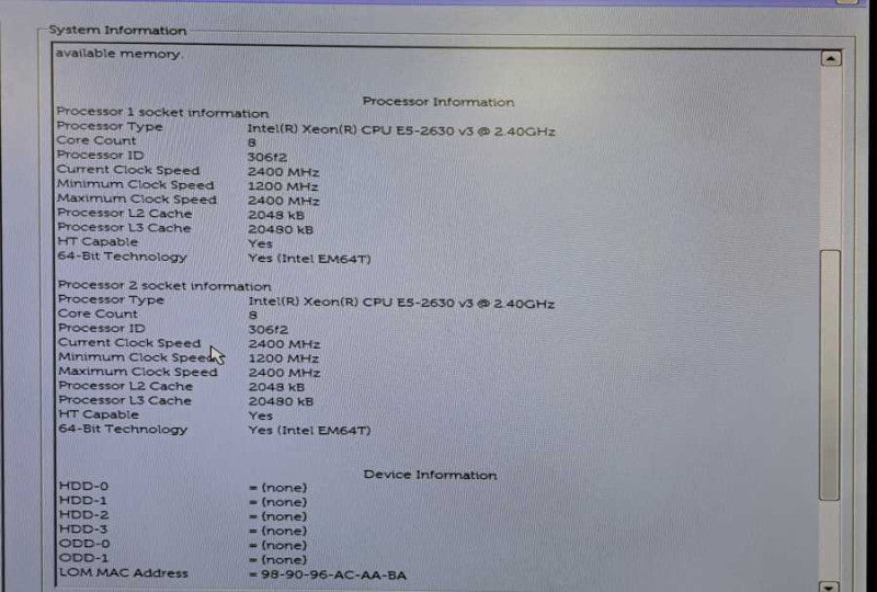 Dell Precision 7810 2x Xeon E5-2630 V3 @ 2.40GHz 16GB DDR4 HD7750 GPU )